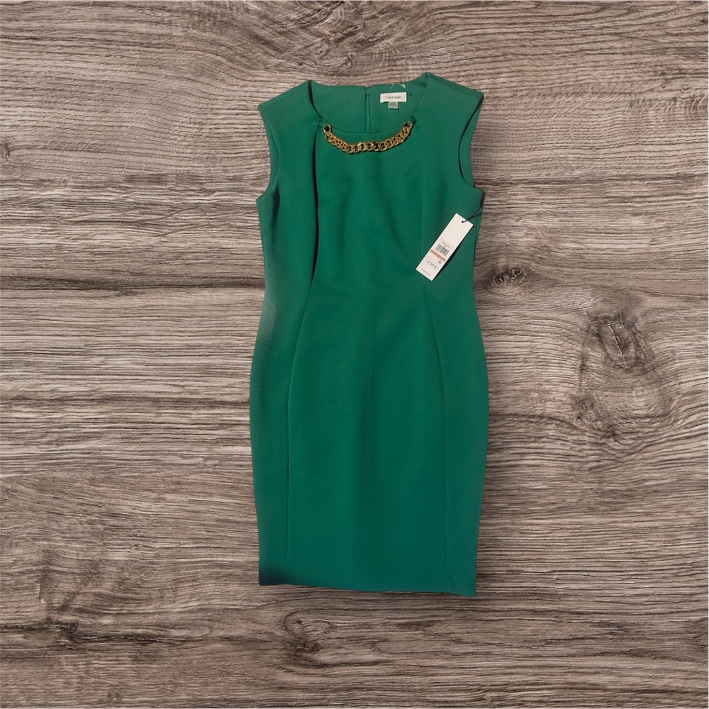 Calvin Klein Green Mini Dress
